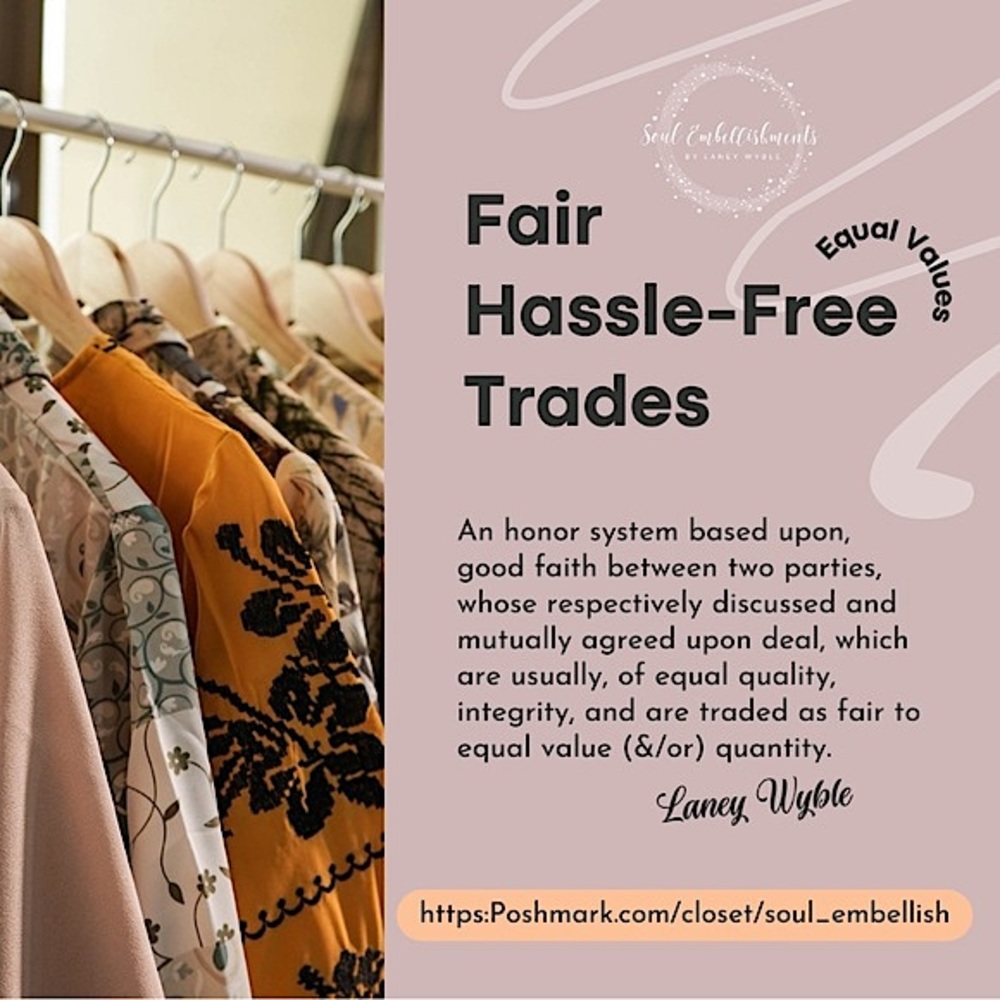 🛍️🛒FAIR HASSLE_FREE TRADES… HOW IT’S DONE..
IT CAN BE DONE SUCCESSFULLY..